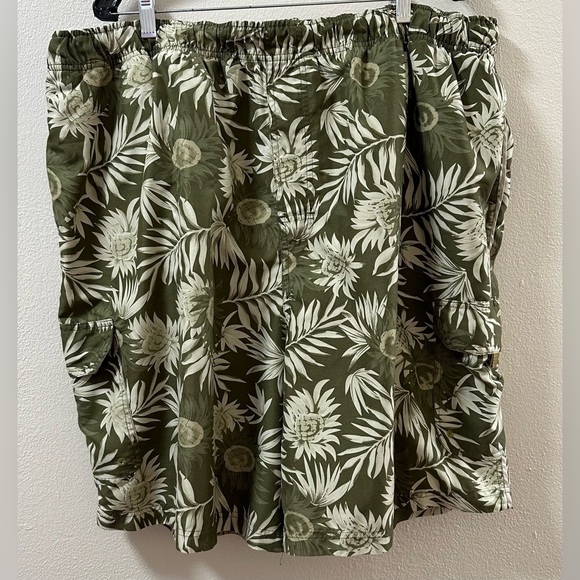 Men's 2XL Island Passport Board Shorts Swim Trunks Hawaiian Drawstring Pockets - Picture 1 of 10